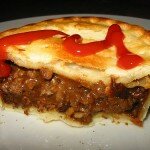 Meat pie - not enough sauce on this one I say!