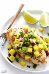 Chicken Breast with Pineapple Salsa